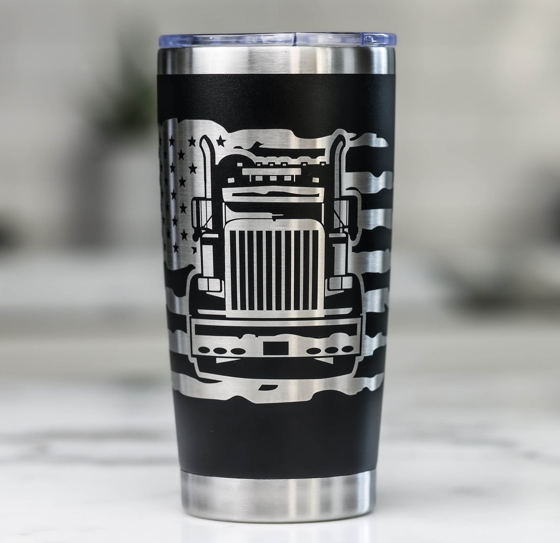 Golf Full Wrap Custom Engraved 20 oz Tumbler 27